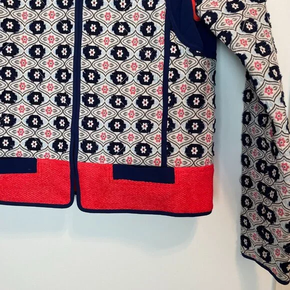 TORY BURCH Rainford Floral Quilted Quilt Coat Jacket \ 2
